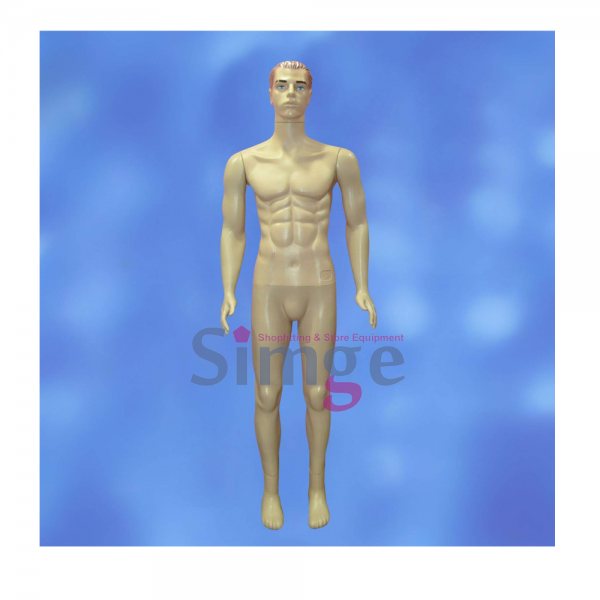 Erkek Plastik Vitrin Kıyafet Mankeni