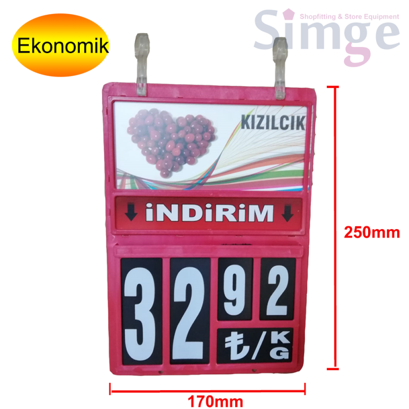 Askılı Manav Kasetliği, Kırmızı