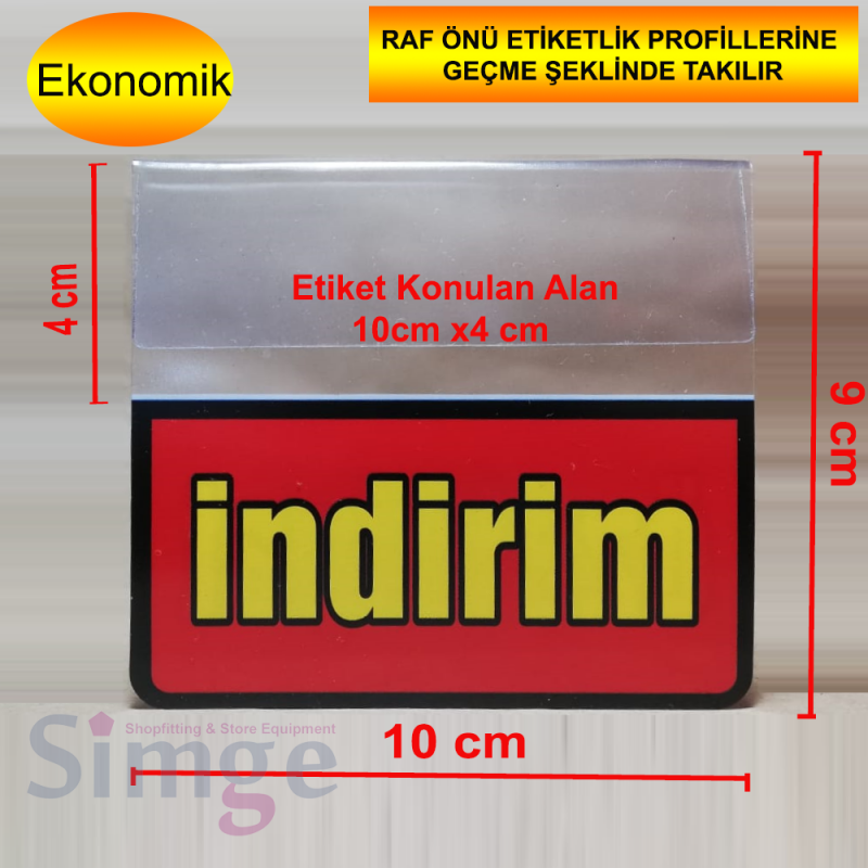 Pvc Kulakçık , Raf Önü İkaz Kulakçıkları