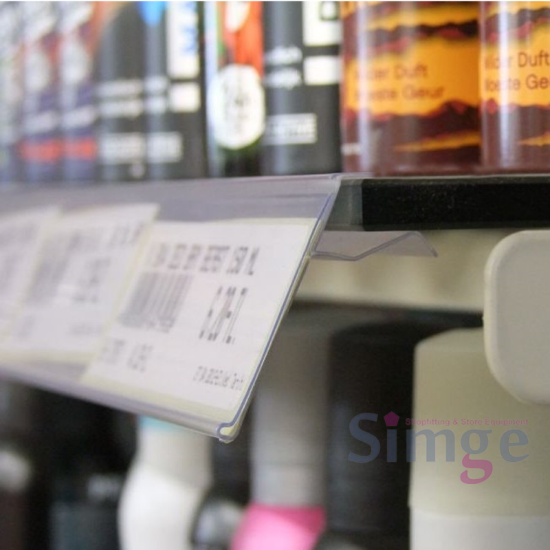 Cam Raf Etiketliği Şeffaf 60cm