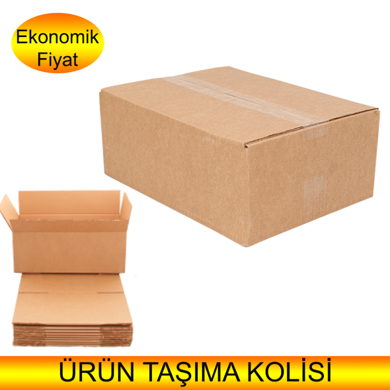 Ucuz ve Ekonomik Koli İkitelli, Boş Taşınma Karton Koli 650mm x 395mm x 200mm