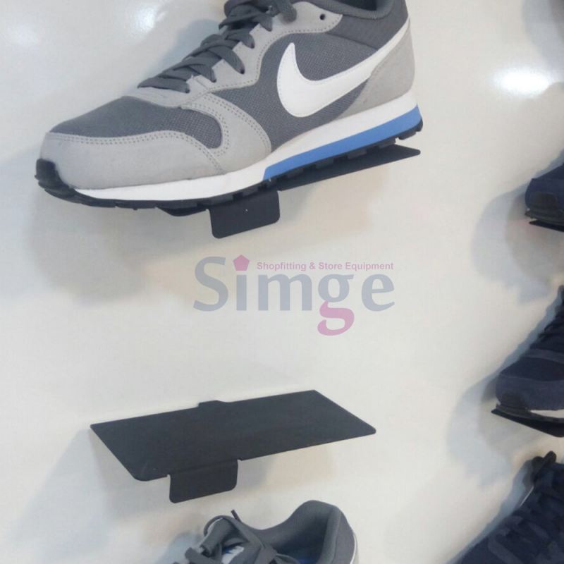 Duvara ve Suntaya Vidalanabilen Ayakkabı Mağazası Rafı