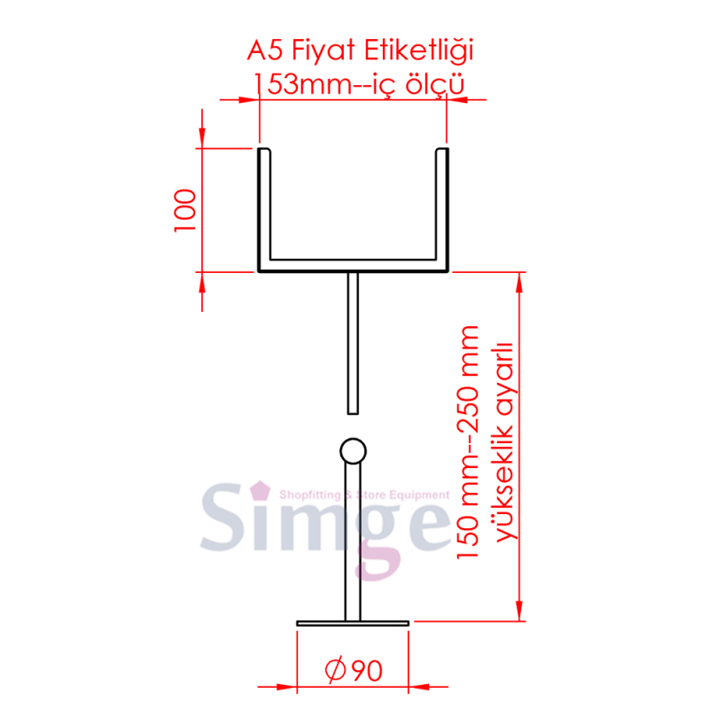 MasaÜstü A5 Fiyat Etiketlikleri