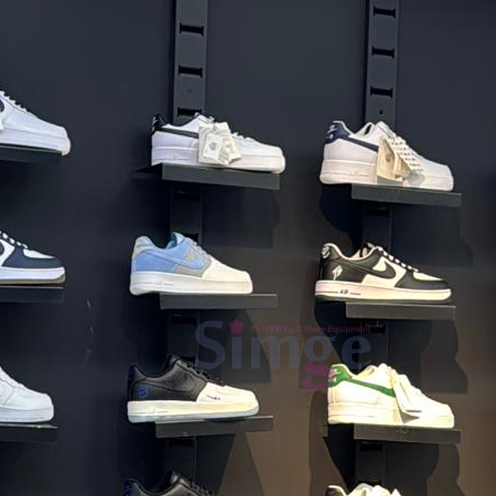 Metal Mağaza Dikmesi AYakkabı Rafı