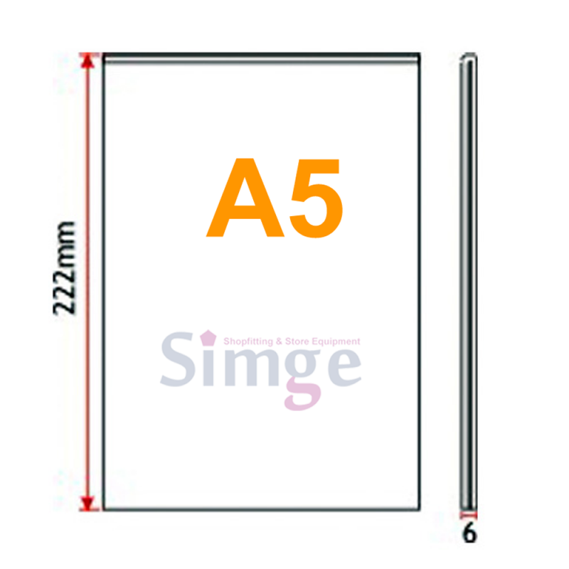 A5 Pleksi Fiyat Etiketliği Tutucu