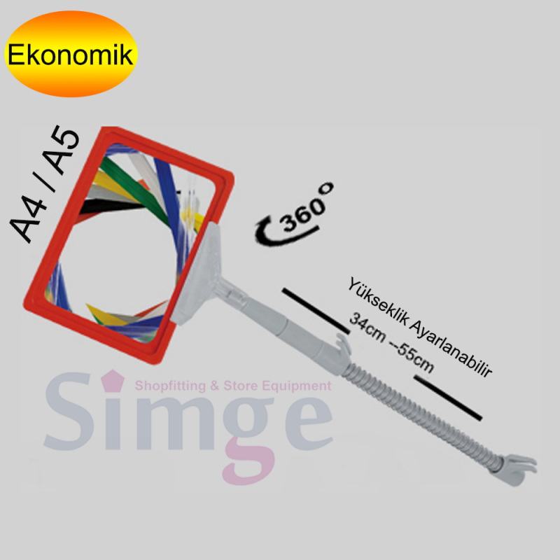 Yaylı Etiketlik Çerçevesi Tutucu