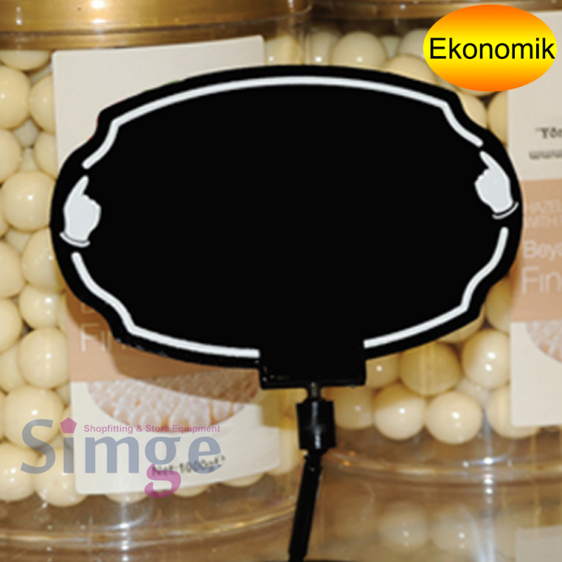 Ayaklı Fiyatlık Etiketliği Elips