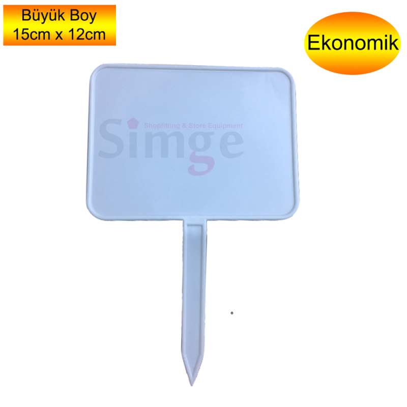 Saplamalı Fiyat Etiketliği, Büyük Boy