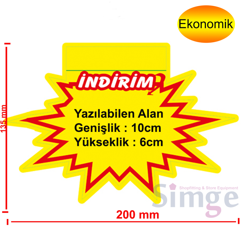 Yıldızlı Etiketlik , Raf Önü