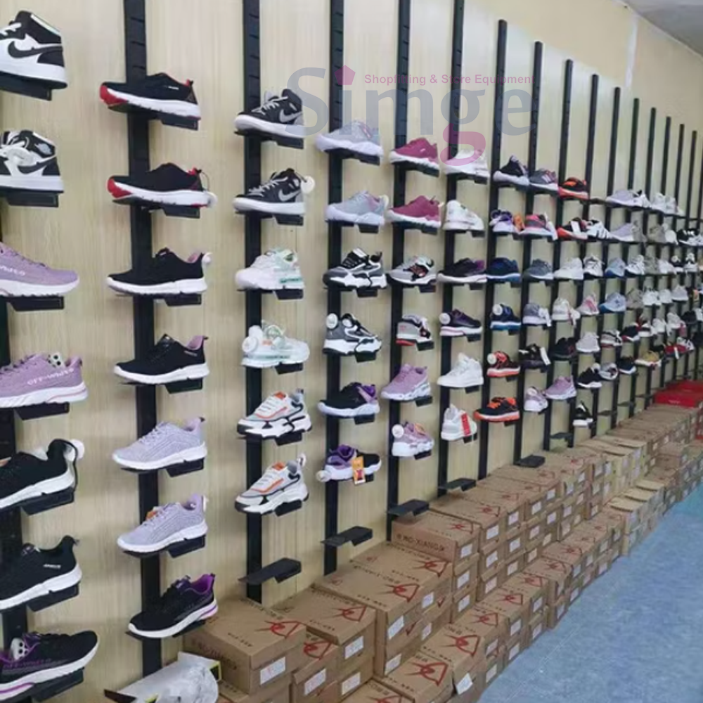 Mağaza Metal Ayakkabı Rafı