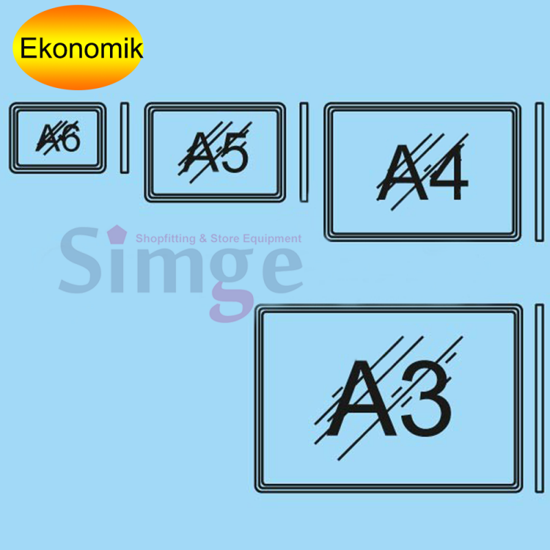 A5 Plastik Çerçeve
