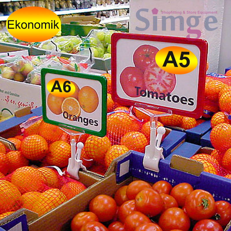 Mandallı Fiyat Etiketliği, A6