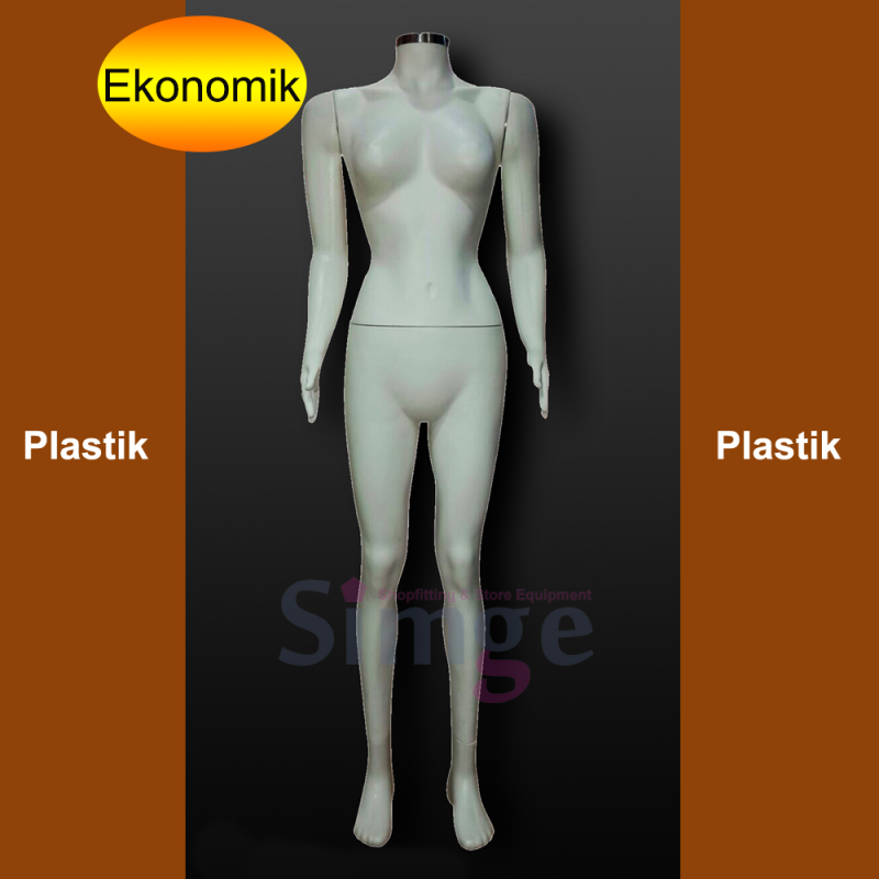 Plastik Bayan Manken Başsız