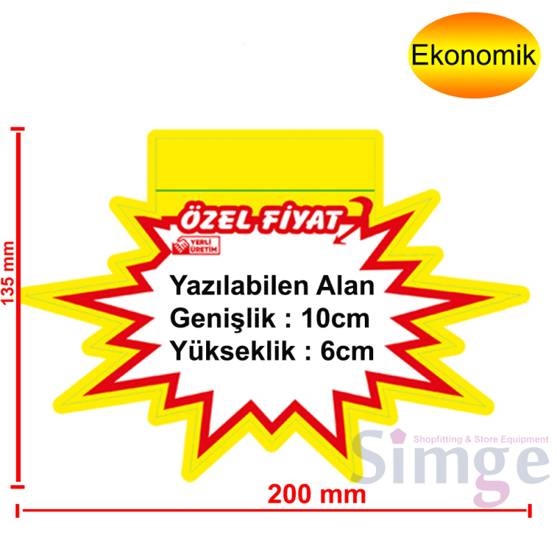 Yıldızlı Etiketlik Yerli Üretim