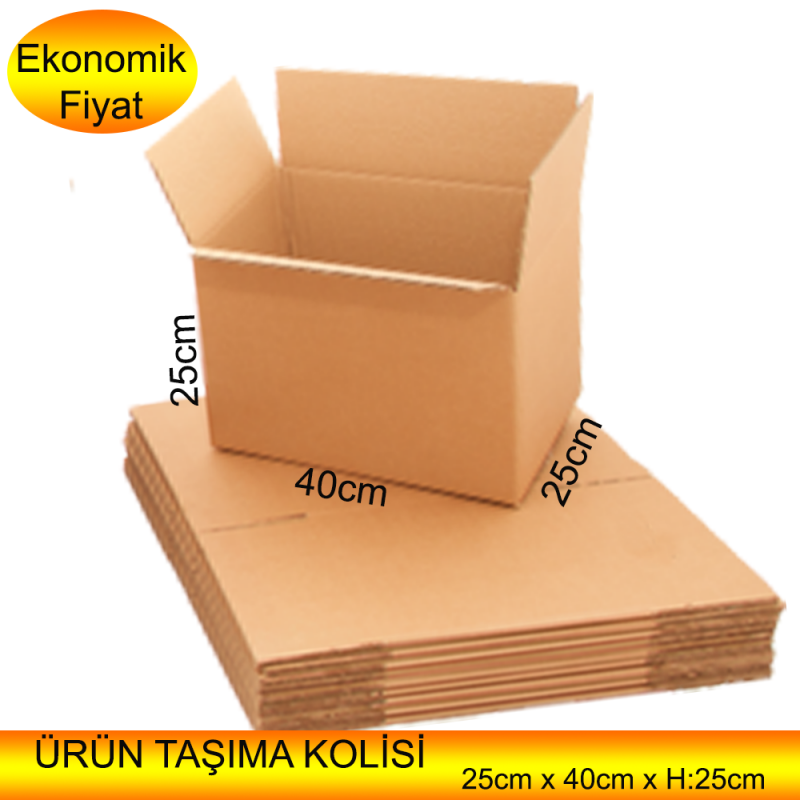 Karton Koli Modelleri, Koli Çeşitleri 400mm x 250mm x 250mm