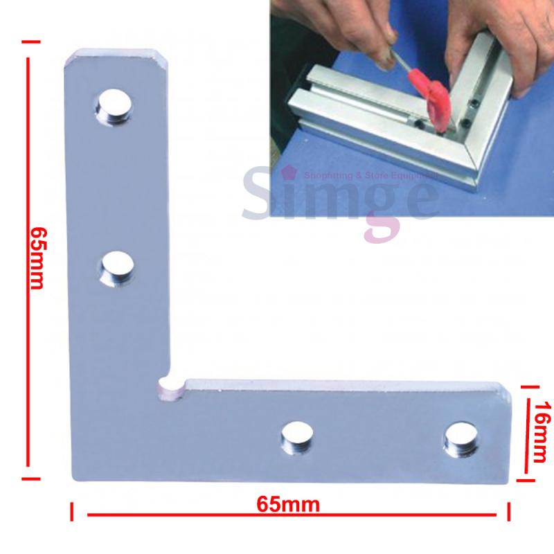 Alüminyum Dikme Profili Köşe Birleştirici L Aparat