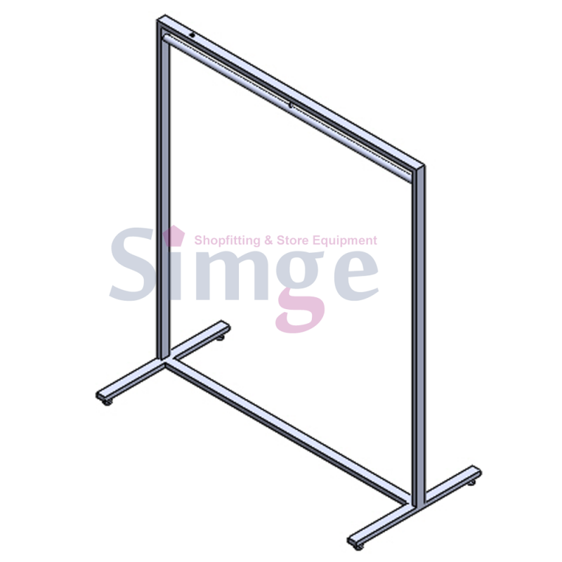 Mağaza Orta Teşhir Askı Standı Düz