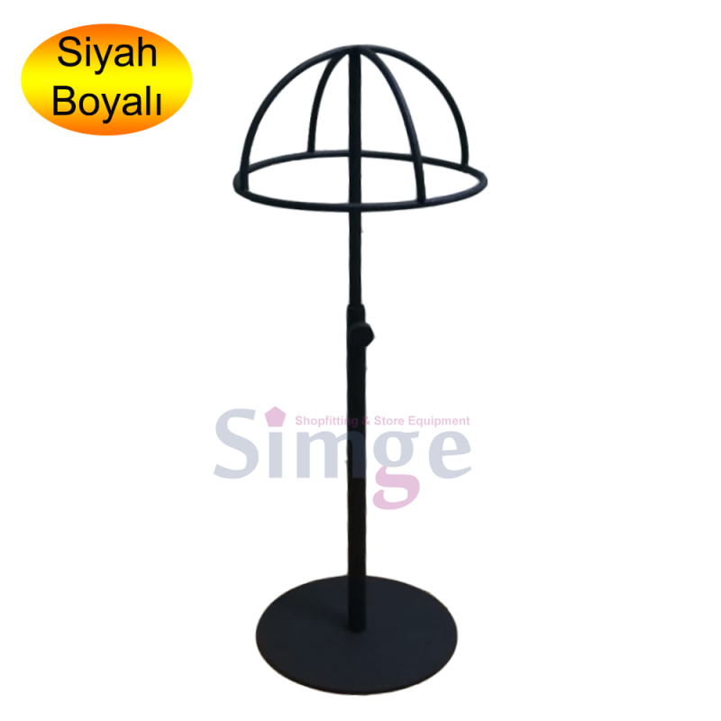 Tekli Mağaza Şapka Standı