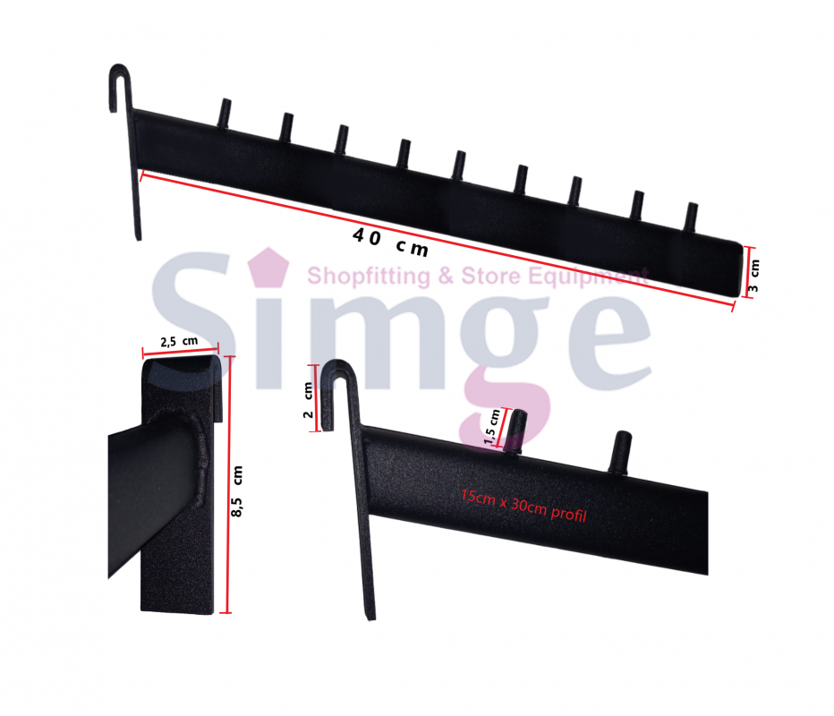 Tele Geçme Eğimli Baston Dereceli Askılık Grid Tel Izgara Sistem