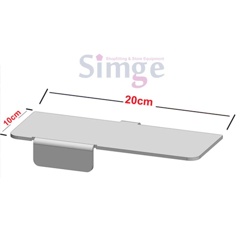 Duvara ve Suntaya Vidalanabilen Ayakkabı Mağazası Rafı