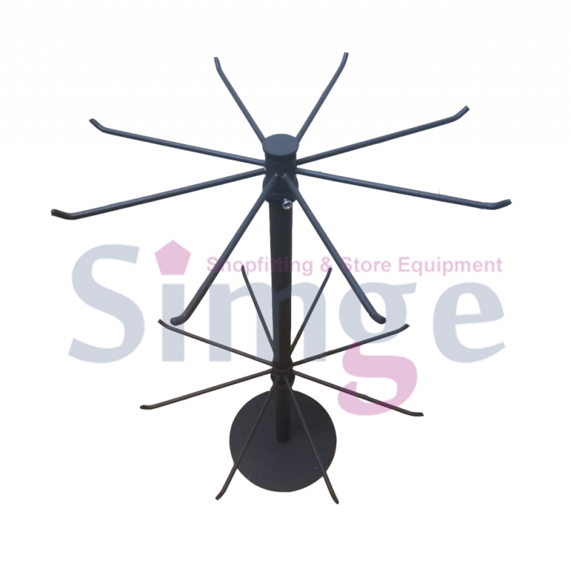 Çift Katlı, Dönerli, Masa Üstü Aksesuar Standı 