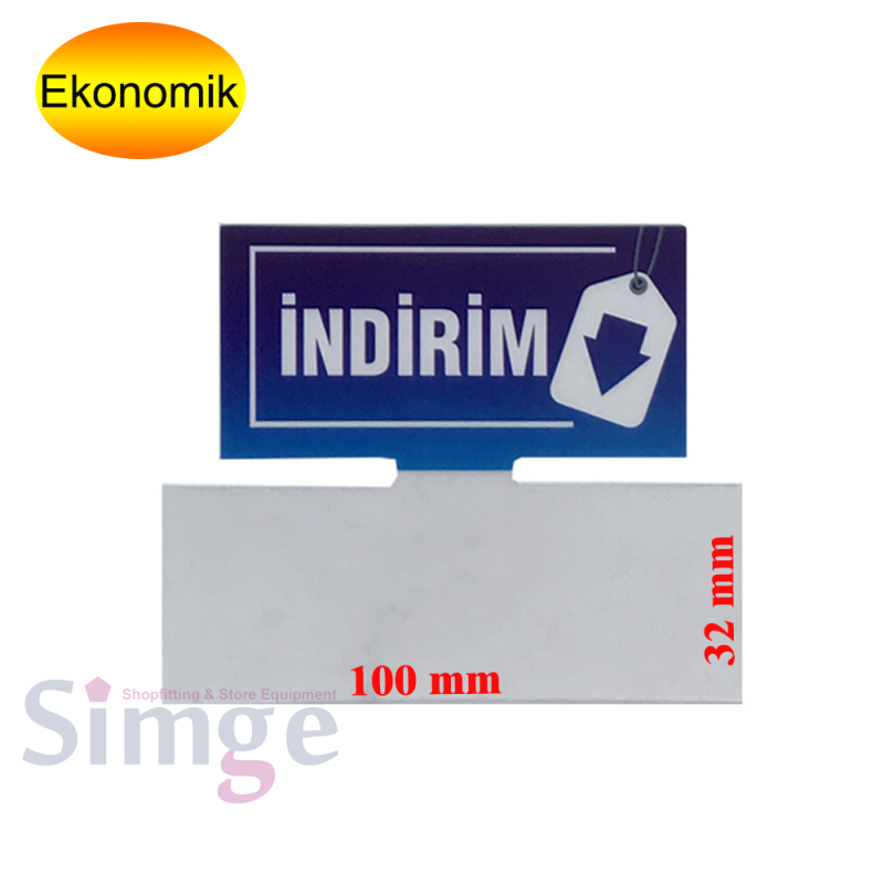 Market İndirim Etiketi Kulakçık