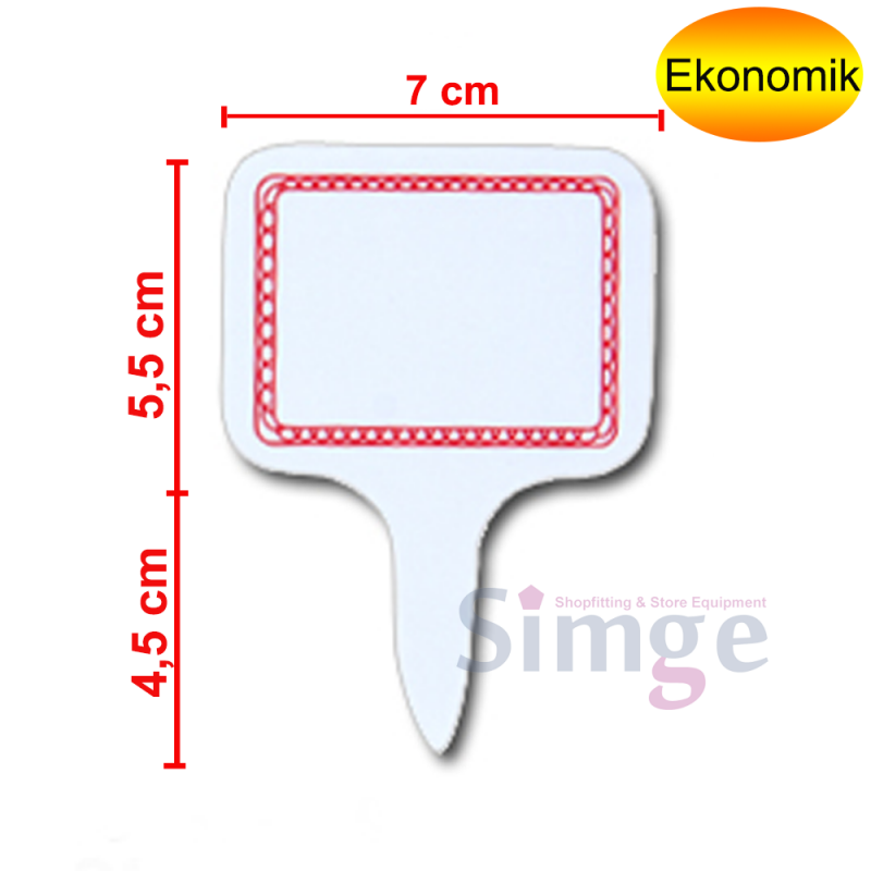 Saplama Fiyat Etiketlik Pastane