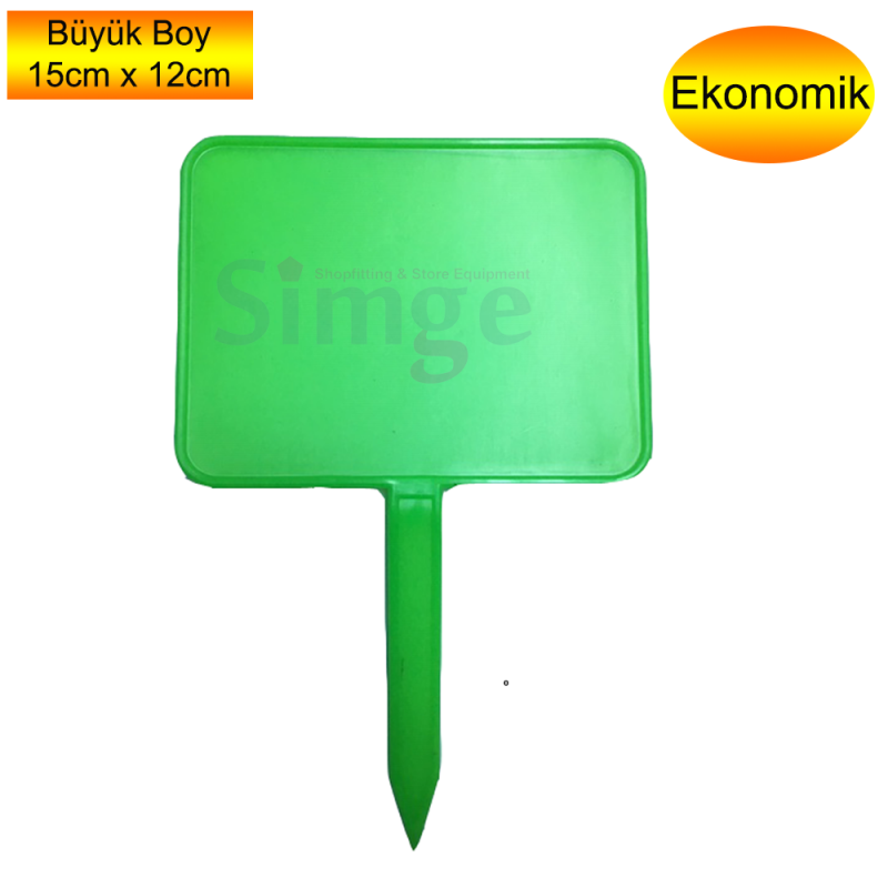 Saplamalı Etiketlik, Büyük Boy