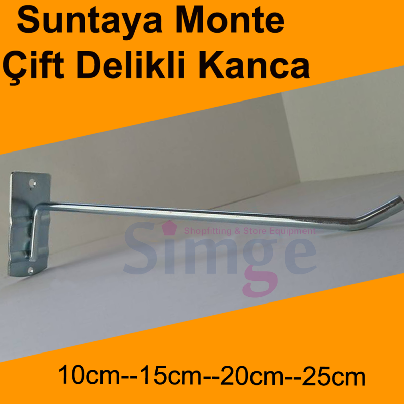 Suntaya Monte Çift Delikli Kanca 