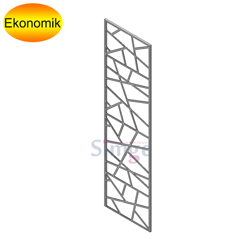 Mağaza Vitrin Arkası Paravan, Karma