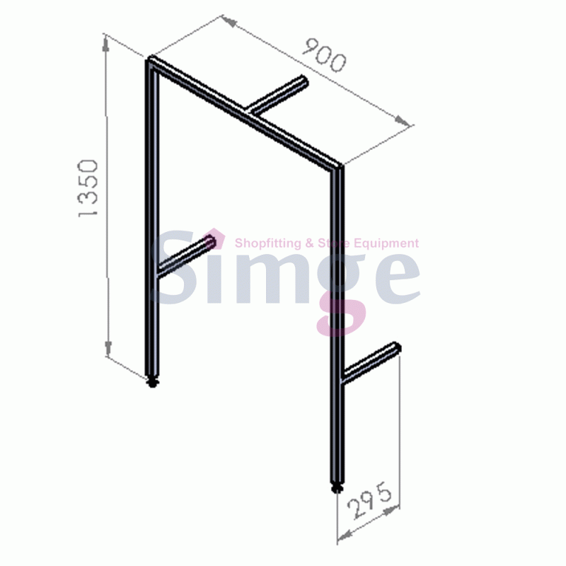 Duvar Önü Metal Askı Standı