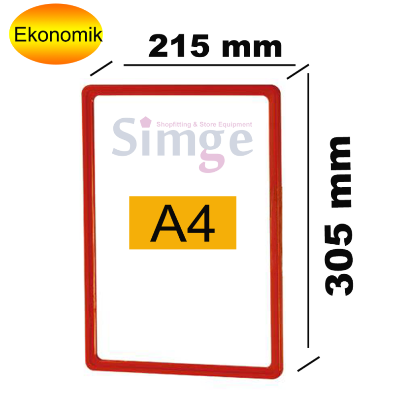 Fiyatlık A4 Afiş Çerçeveleri