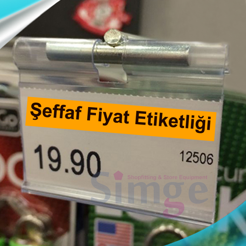 Raf Kancası Etiket Taşıyıcılı