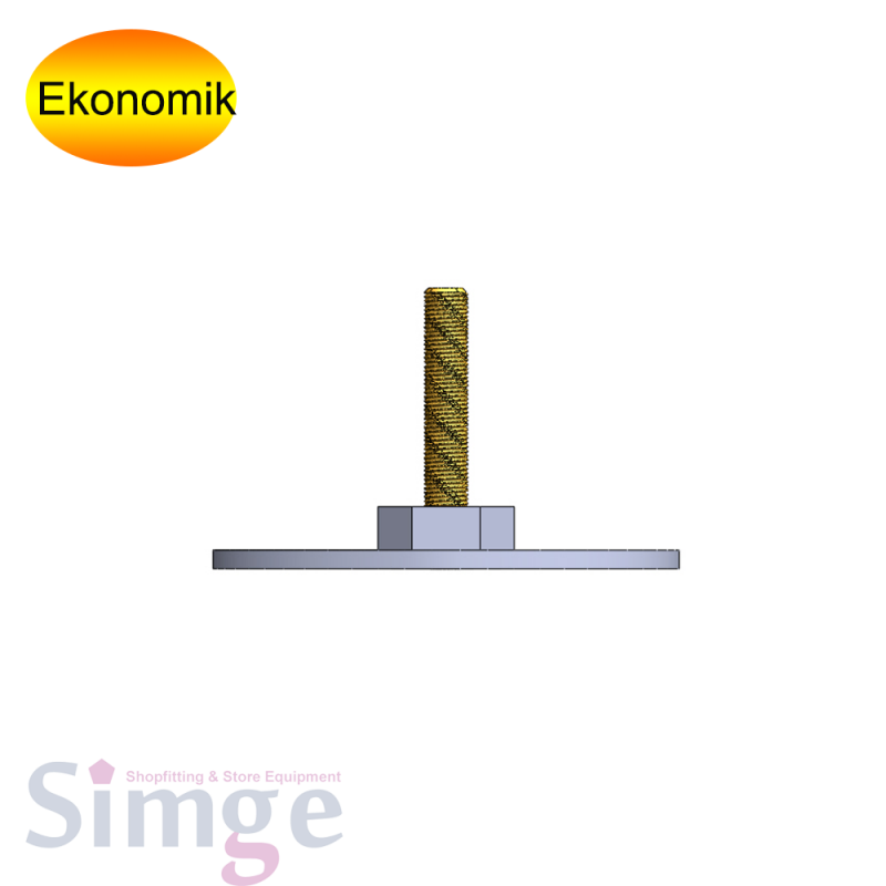 Profil Dikmesi Zemin ve Tavan Bağlantı Ayağı