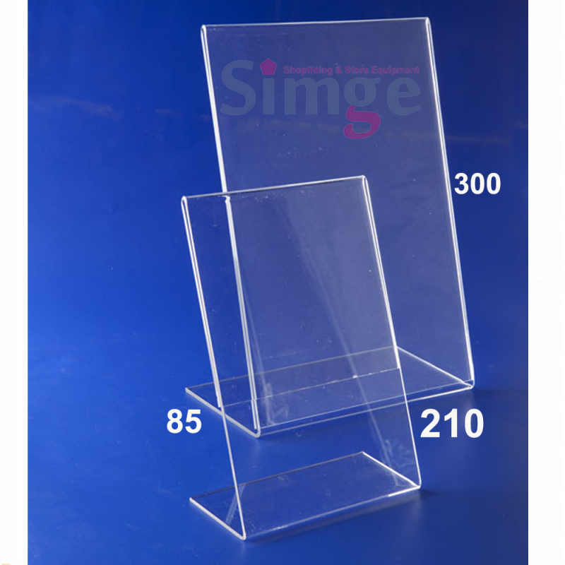 Masa ve Raf Üstü A4 Pleksi Fiyat Etiketliği Föylük