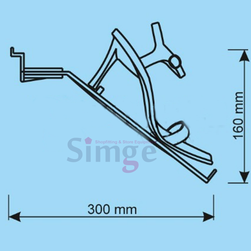Kanallı Pano Dönerli Ayakkabı Rafı