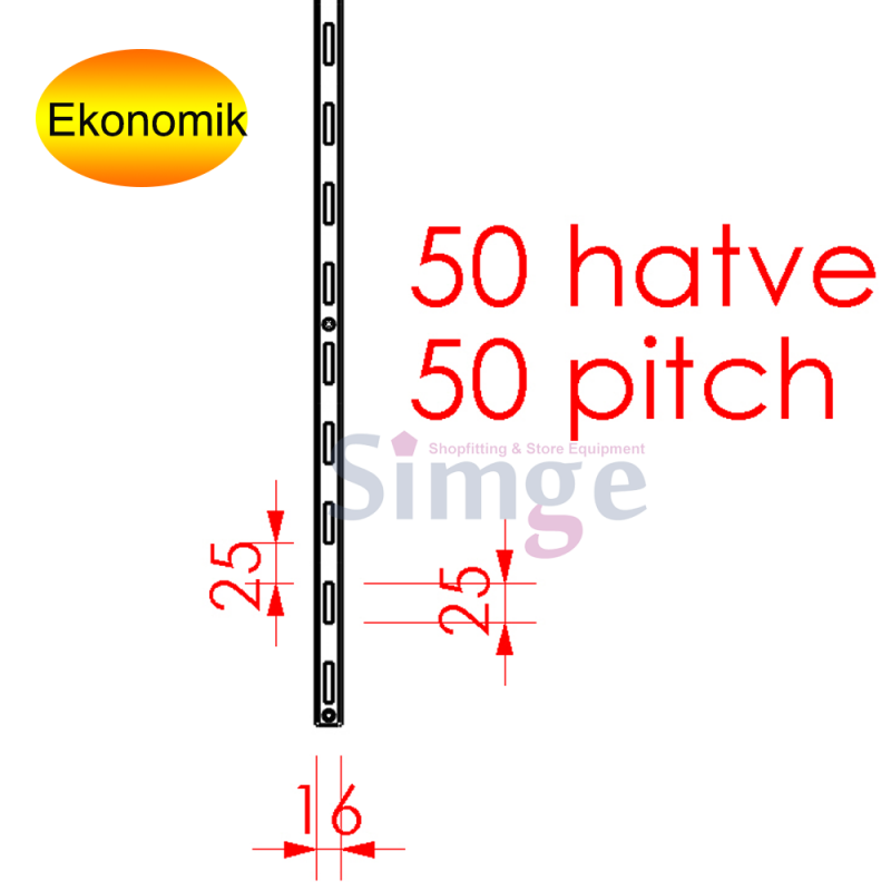 Tekli Raf Direği Beyaz