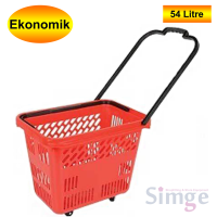 Tekerlekli Market El Sepeti 54 Litre