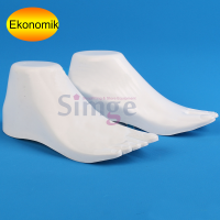 Plastik Çorap Teşhir Mankeni Ayak, Beyaz